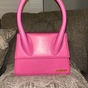Jacquemus Vibrant Pink Mini Bag